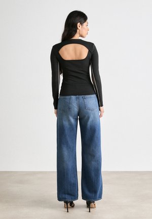 BOSS ENERGETICA - Long sleeved top - black