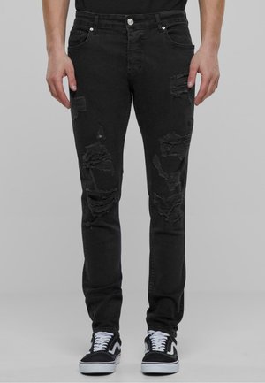 Slim fit jeans - black