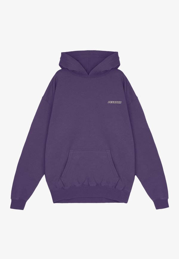BOWIN - Hoodie - washed deep purple3