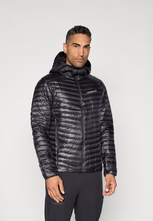 TROLLVEGGEN SUPERLIGHT HOOD - Dunjakker - caviar black