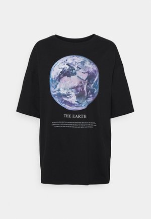 T-shirts med print - black