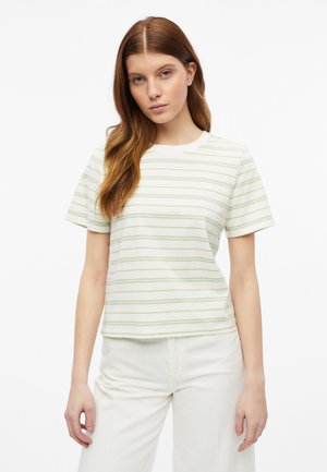 s.Oliver T-SHIRT - T-shirt imprimé - creme