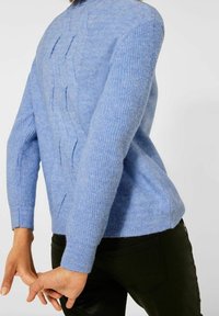 Street One Gilet - mottled light blue