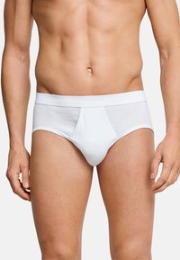 Schiesser 4ER PACK COTTON ESSENTIALS FEIN - Slip - weiß