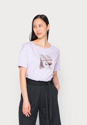 T-shirt con stampa - lilac