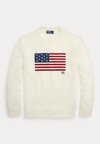 THE ICONIC FLAG SWEATER UNISEX - Jumper - deckwash white