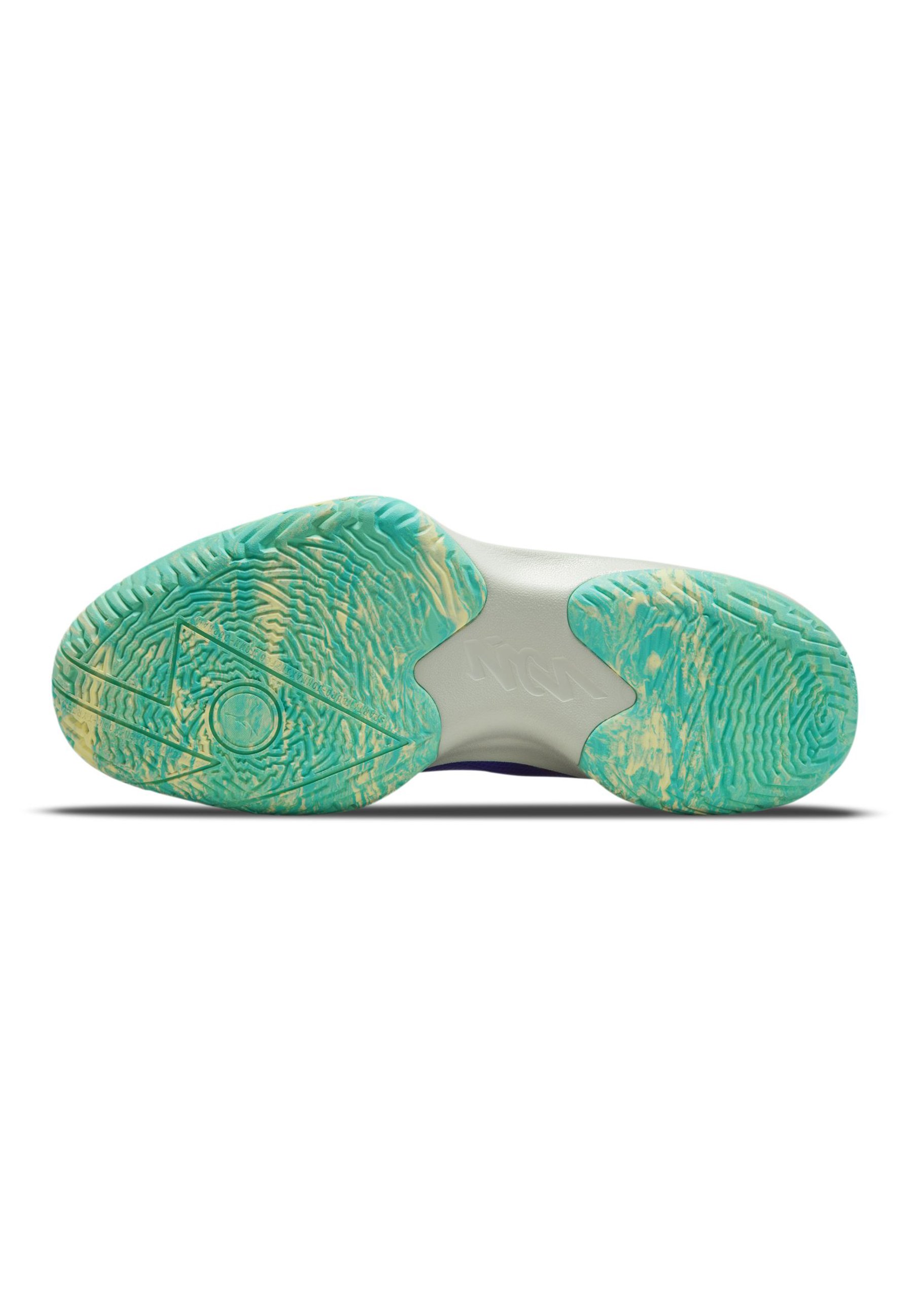 Jordan ZION - Basketballschuh - cone/black hyper jade persian  violet/schwarz - Zalando.de