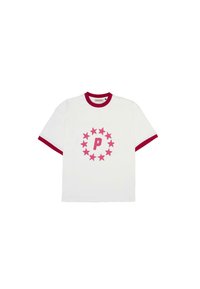 STARS CONTRAST TEE - T-shirts print - off white red