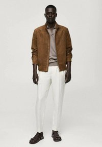 Mango Giacca in similpelle - cognac