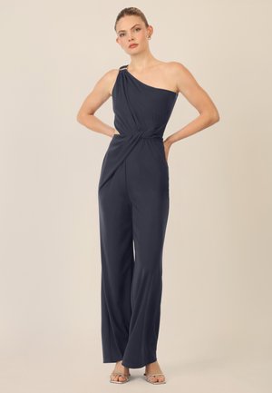 ONE SHOULDER OVERALL - Buksedragter - nachtblau