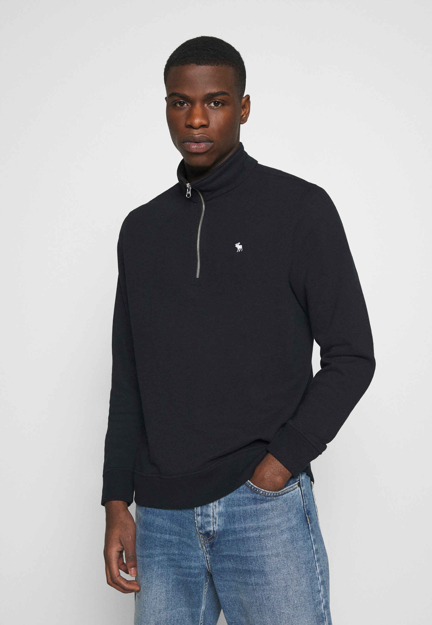 Abercrombie & Fitch Sweatshirt blacknoir ZALANDO.FR Abercrombie & Fitch Manteau classique blacknoir ZALANDO.FR