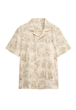 Marks & Spencer, PRINTED SHORT SLEEVE - Hemd - ecru