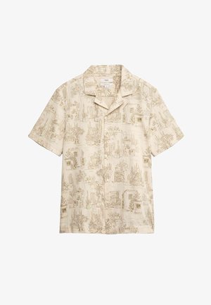 Marks & Spencer, PRINTED SHORT SLEEVE - Overhemd - ecru