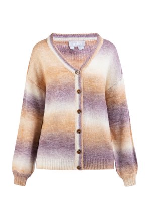 usha, Gilet - beige lila mehrfarbig