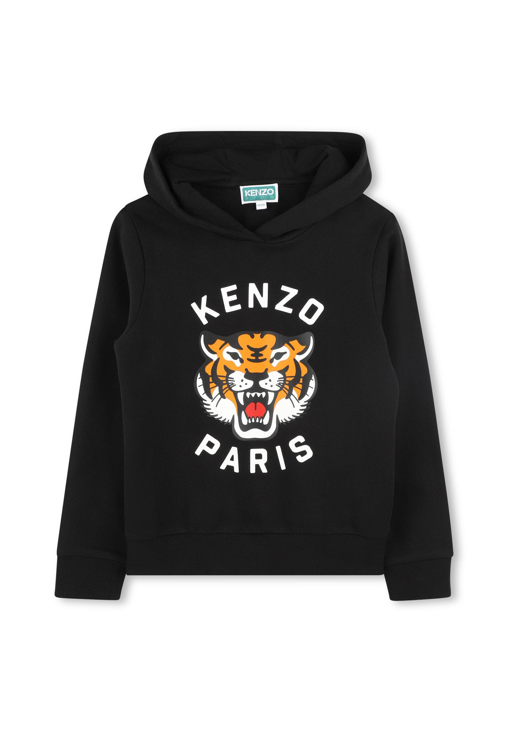 KENZO kids Felpa con cappuccio slate/nero