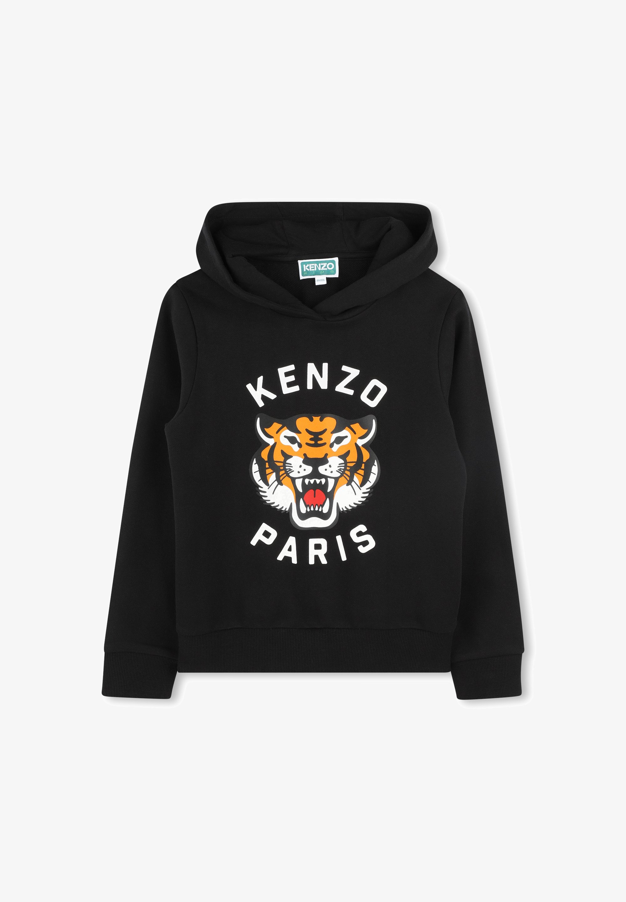 KENZO kids Felpa con cappuccio slate/nero