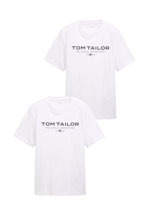 2ER-PACK - T-Shirt print - weiß