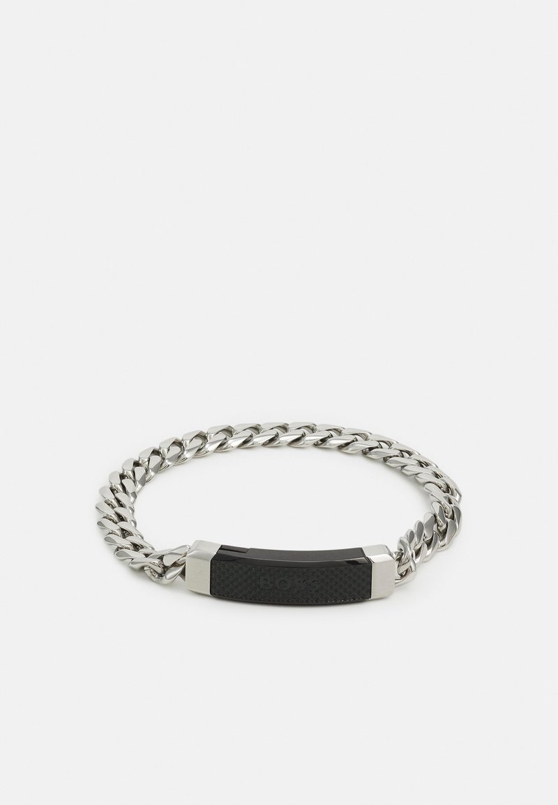 Herren Halsketten | BOSS BENNETT Armband silver-coloured/black/silberfarben - GR63740 Herren Halsketten | BOSS BENNETT Armband silver-coloured/black/silberfarben - GR63740