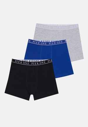 3 PACK - Trunks - black/royal blue/light grey