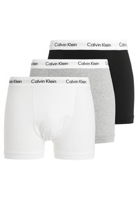 TRUNK 3 PACK COTTON STRETCH - Pants - black/white/grey