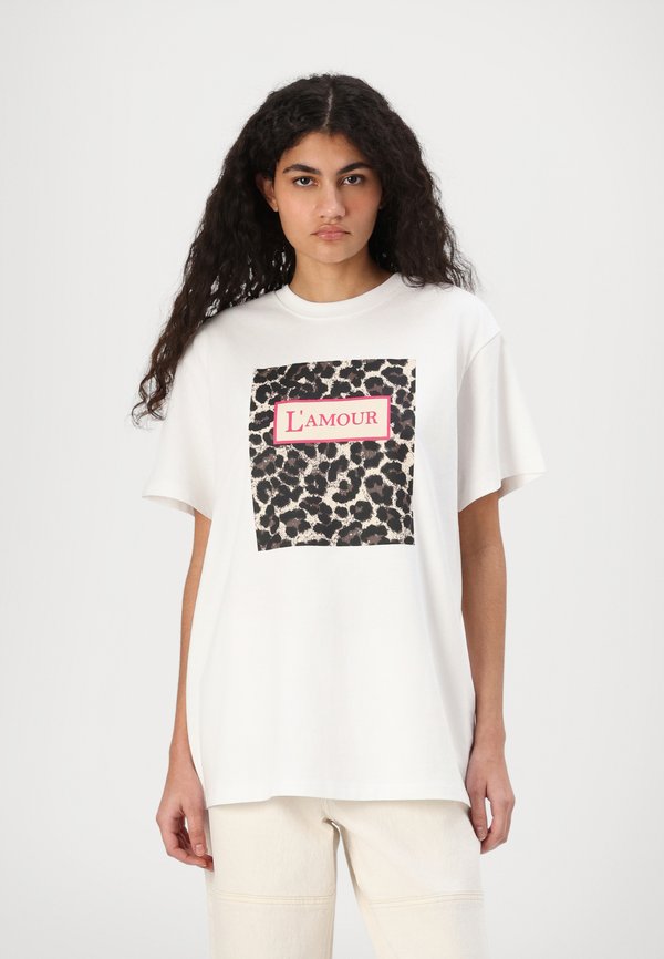 ONLFLEUR LIFE TEE - Print T-shirt