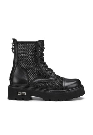 Cult SABBATH - Stivaletti Stringati - Black/nero
