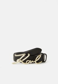 K/SIGNATURE BELT - Öv - black/gold-coloured