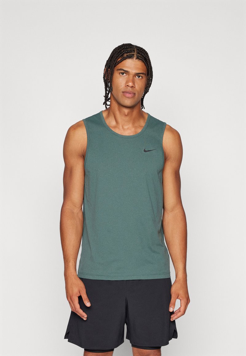 Nike Performance HYVERSE TANK - Viršus - vintage green/black