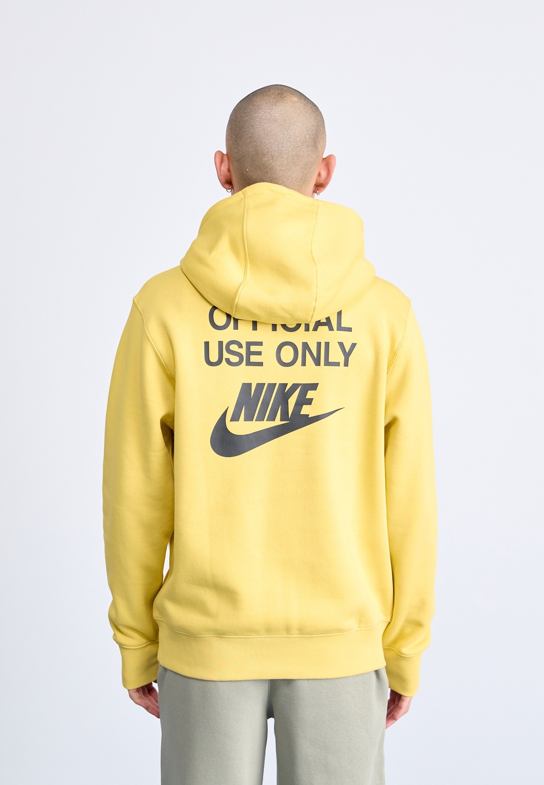 pale yellow nike hoodie