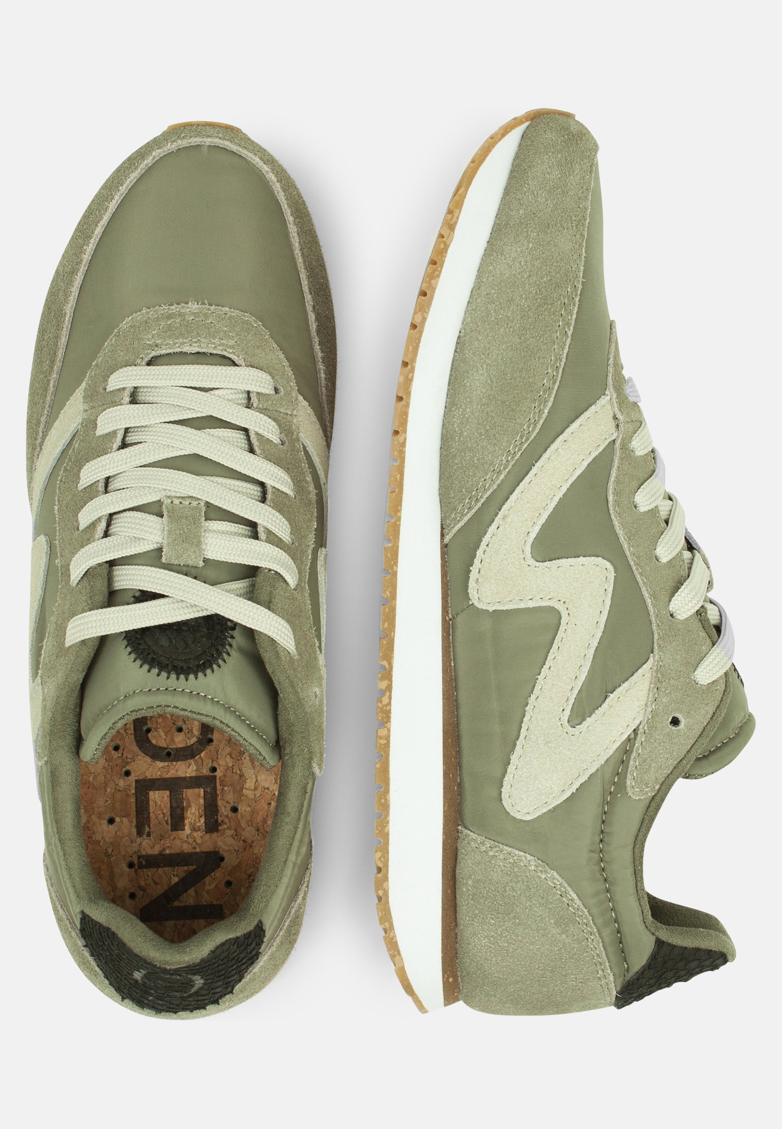 Woden OLIVIA II - Trainers - grau/green - Zalando