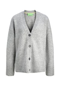 DIVERSE  - Chaqueta de punto - grey melange detail