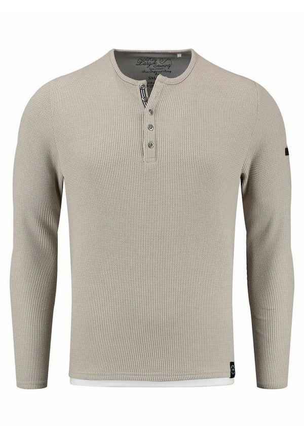 SANDRO BUTTON - Strickpullover - grau