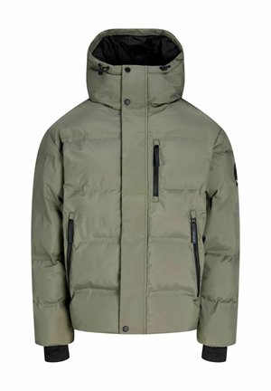 Jack & Jones, PUFFER JACKET HOOD SET IN SLEEVES PUFFER JACKET - Winterjas - dusty olive