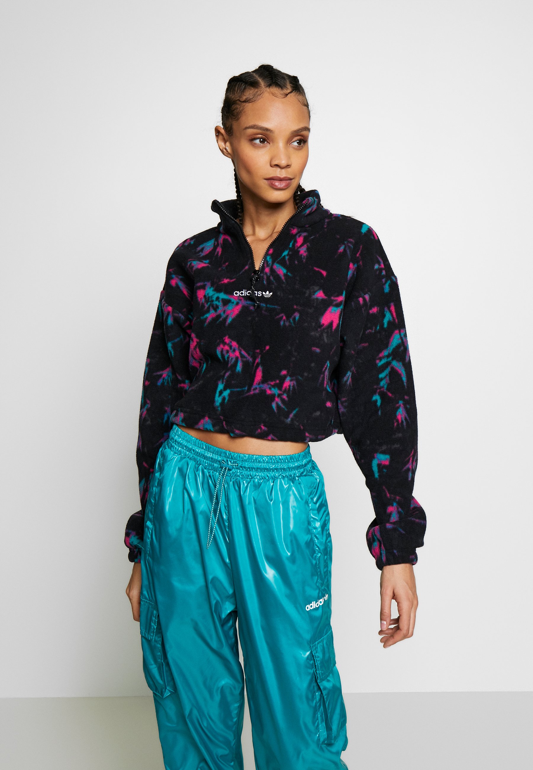 adidas crop fleece