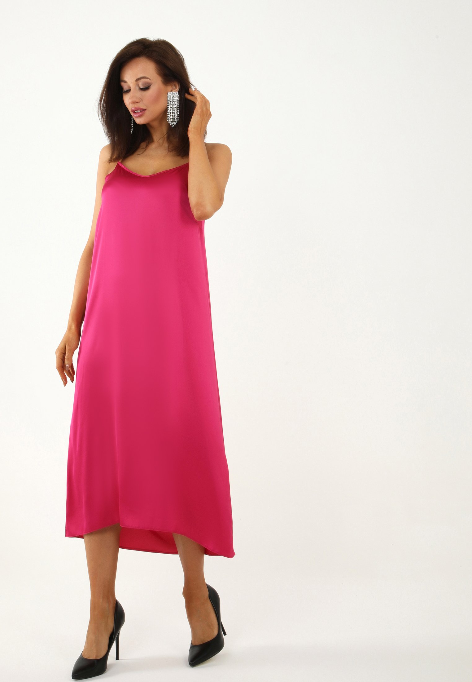 Awesome Apparel Jurk - pink/donkerroze - Zalando.nl