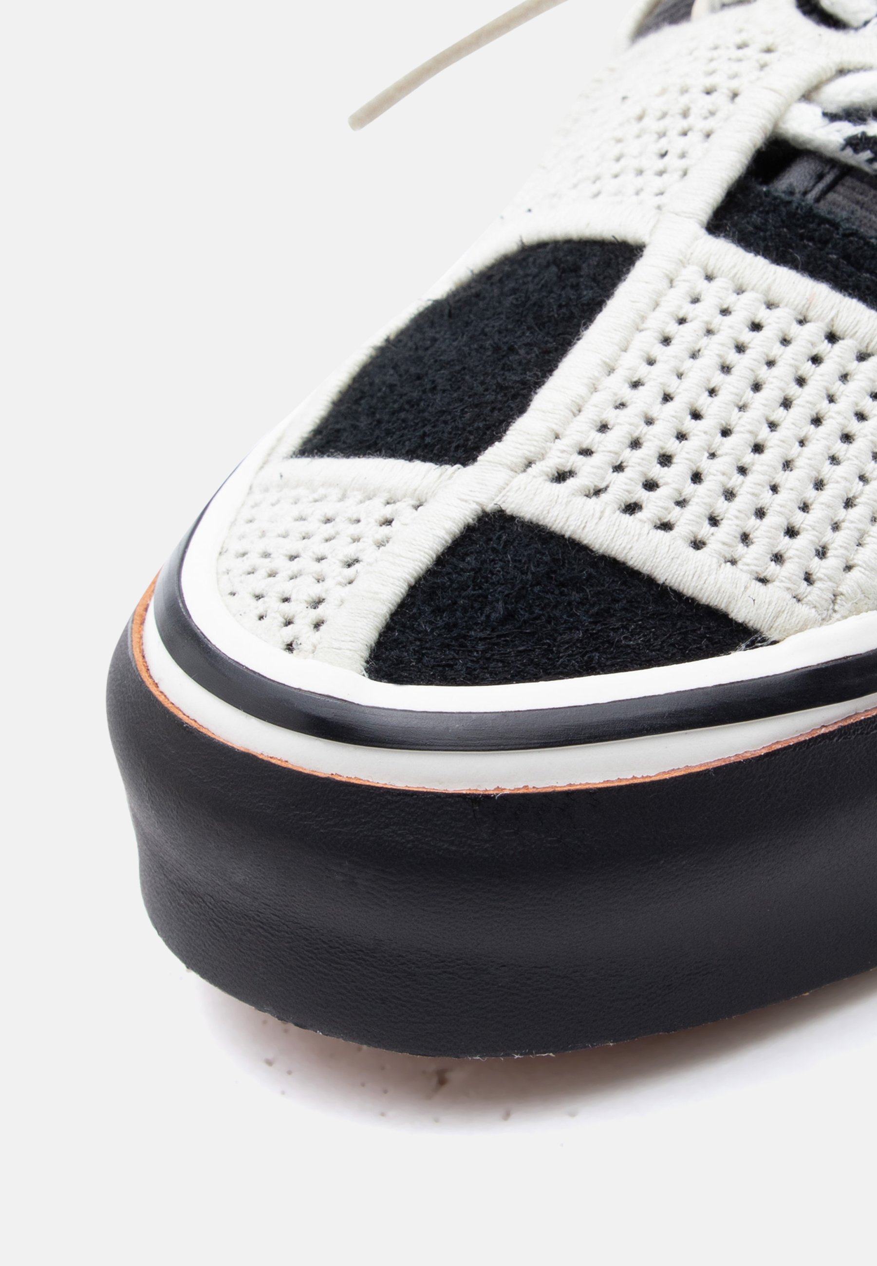 Vans PREMIUM AUTHENTIC 44 SHELL KNIT - Trainers - black/egret