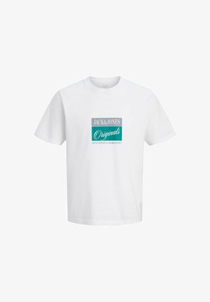 Jack & Jones, Plus Size - Μπλουζάκι με στάμπα - bright white