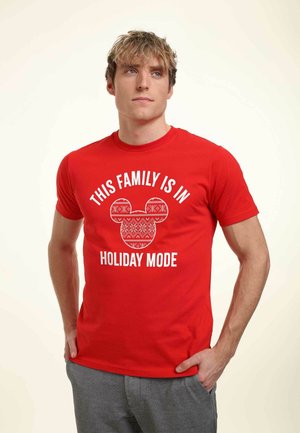 Henry Tiger MICKEY CLASSIC FAMILY HOLIDAY MODE UNISEX - T-shirt z nadrukiem