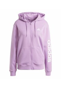 adidas Performance LINEAR FRENCH FULL-ZIP HOODY - Sweatjacke - prepur