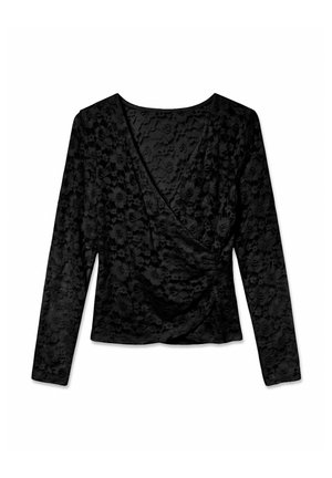 Vero Moda Curve, BLOUSE VMDEA TOP - Blouse - black