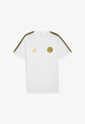 BVB KING TEE - Nyomott mintás póló - white yellow sizzle