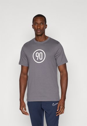 TEE TOTAL 90 - T-shirt con stampa - graphite/white