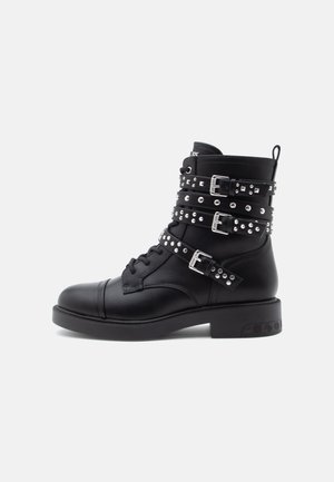 Guess, Cowboy- / bikerstøvlette - black