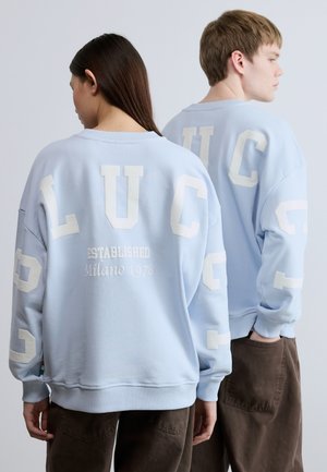 BASIC LINE CREWNECK UNISEX - Športni pulover - light blue