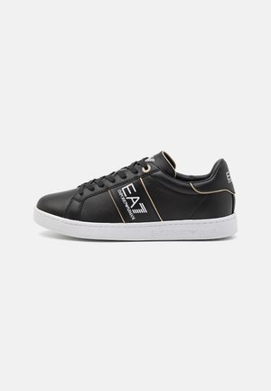 EA7 Emporio Armani CLASSIC UNISEX - Baskets basses - black/gold