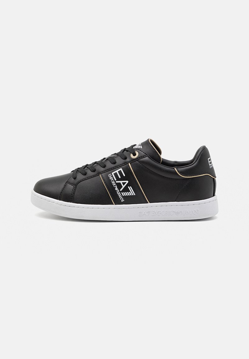 EA7 Emporio Armani - CLASSIC UNISEX - Sportbačiai - black/gold, Padidinti