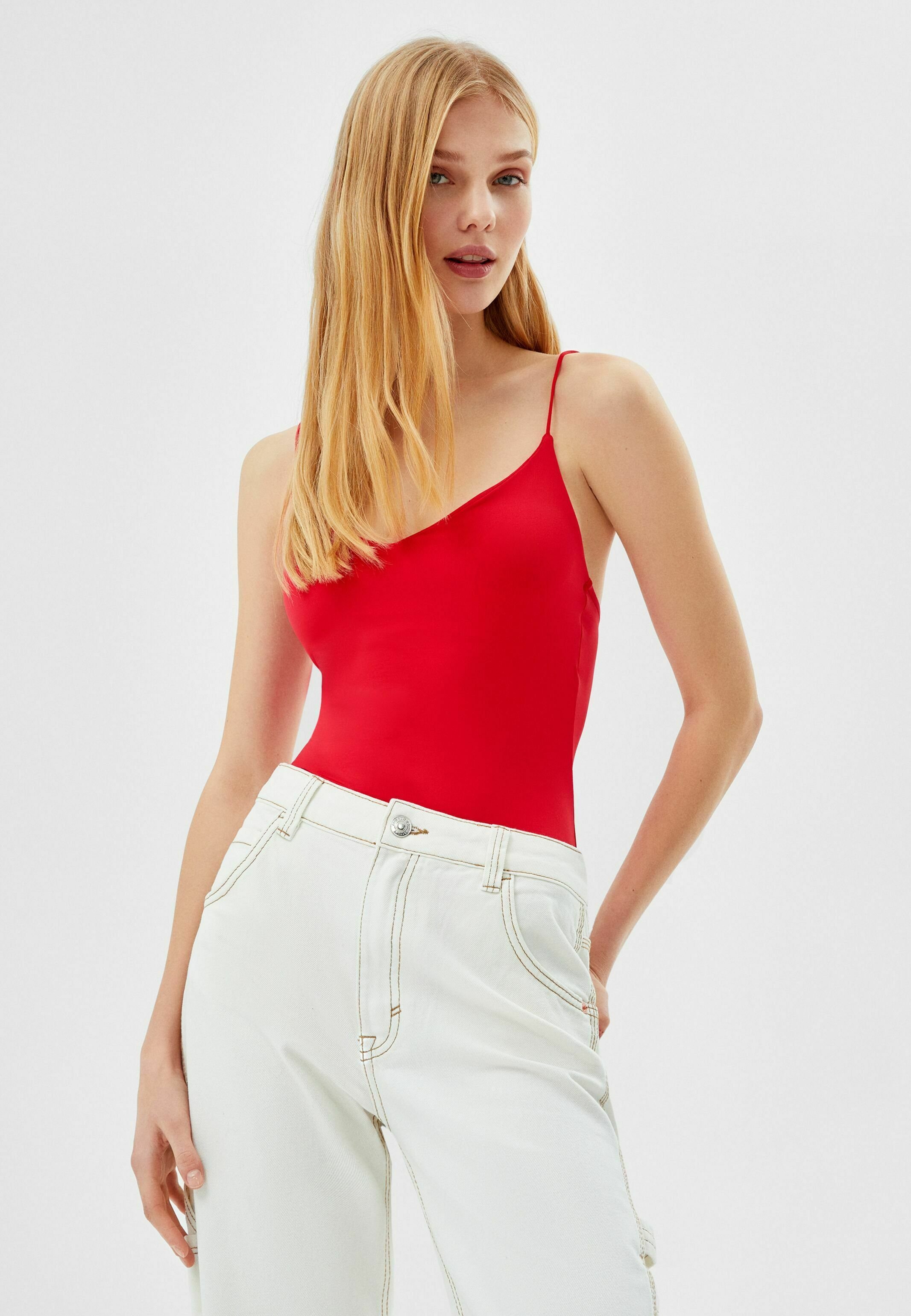 Bershka Top - red/rosso - Zalando.it