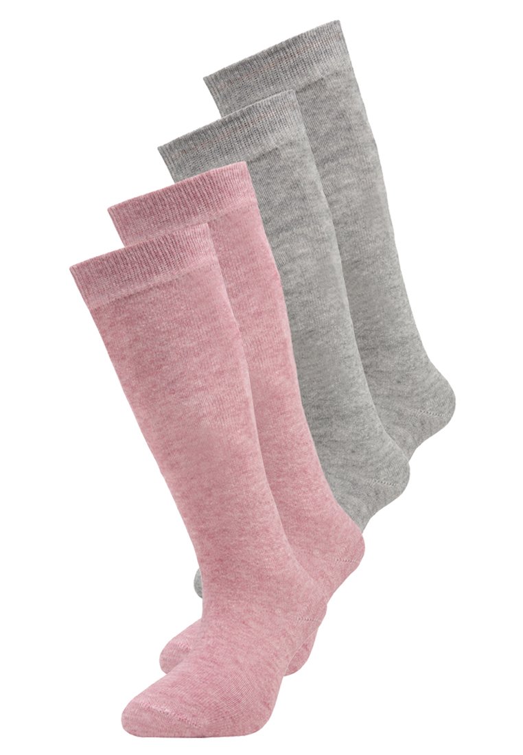 Kinder Socken | camano SOFT KNEE 4 PACK Kniestrümpfe chalk pink melange/pink - RG71466 Kinder Socken | camano SOFT KNEE 4 PACK Kniestrümpfe chalk pink melange/pink - RG71466