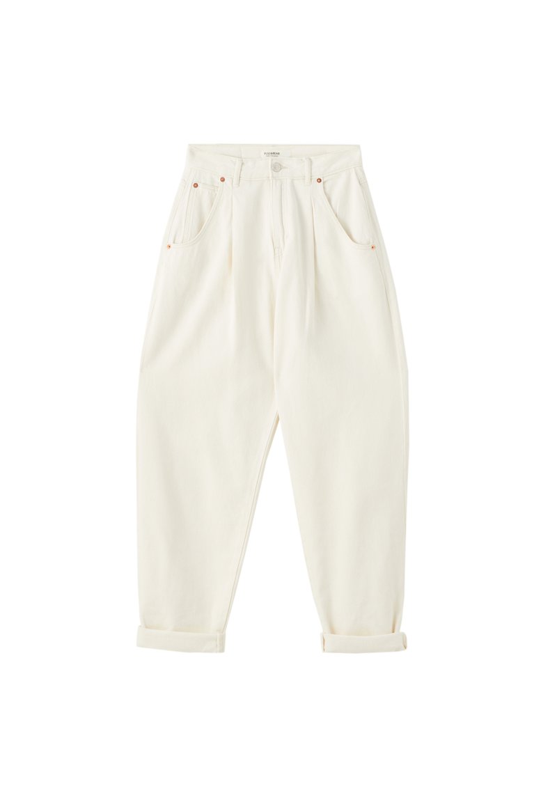 PULL&BEAR Relaxed fit jeans beige