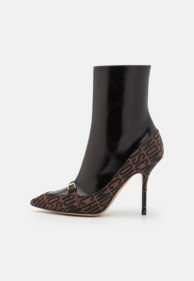 MOSCHINO SCARPONCINO DONNA - Bottines - marrone/nero